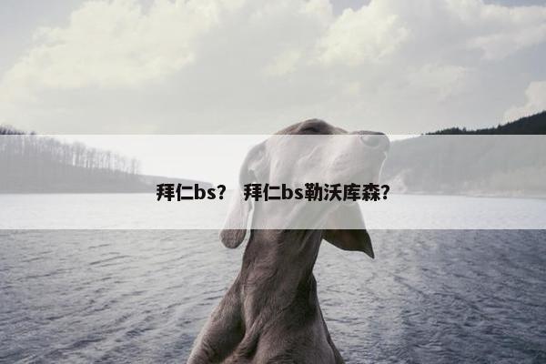 拜仁bs？ 拜仁bs勒沃库森？