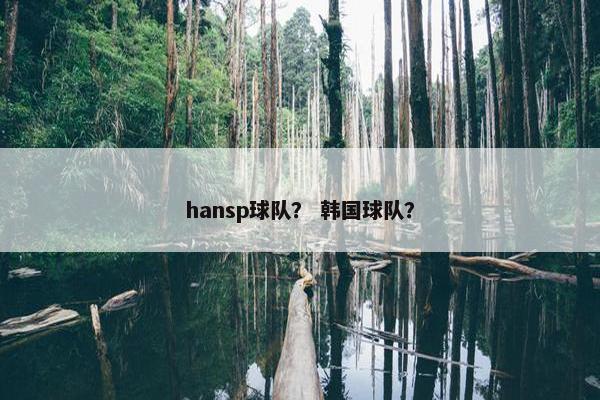 hansp球队？ 韩国球队？