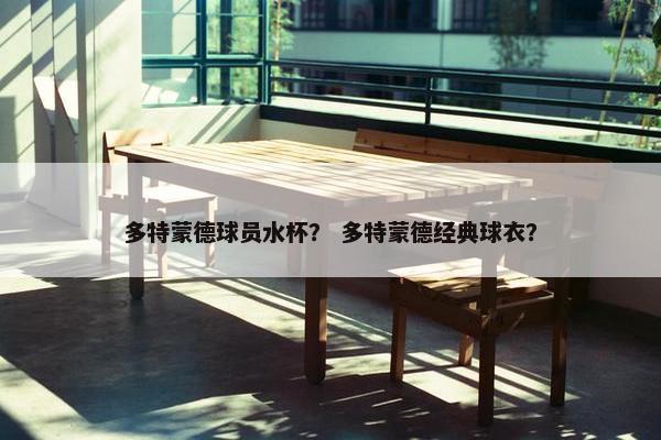 多特蒙德球员水杯？ 多特蒙德经典球衣？