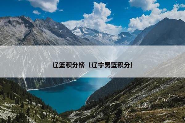 辽篮积分榜（辽宁男篮积分）