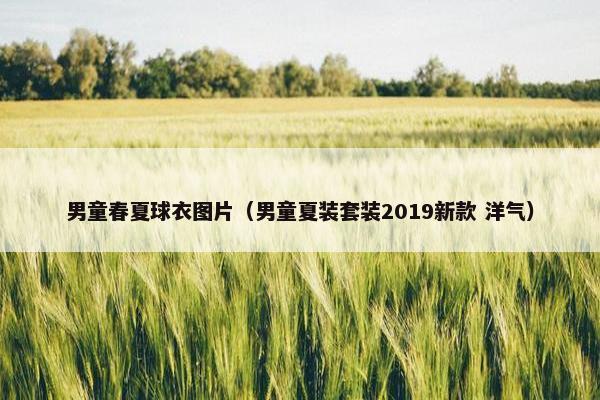 男童春夏球衣图片（男童夏装套装2019新款 洋气）