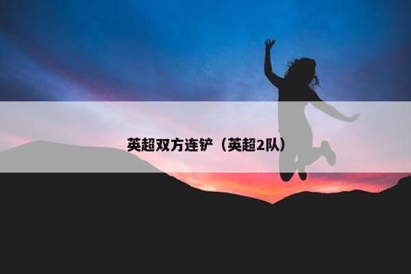 英超双方连铲（英超2队）