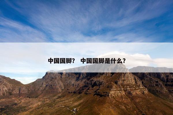 中国国脚？ 中国国脚是什么？