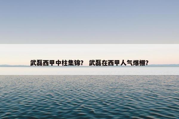 武磊西甲中柱集锦？ 武磊在西甲人气爆棚？