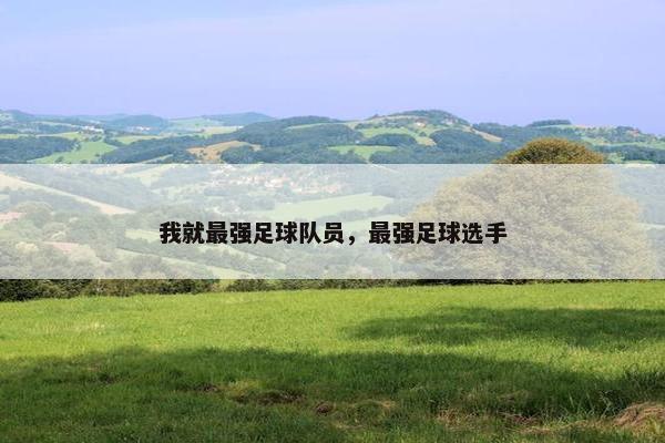 我就最强足球队员，最强足球选手