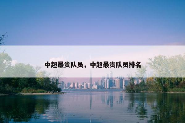 中超最贵队员，中超最贵队员排名