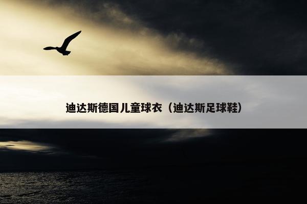 迪达斯德国儿童球衣（迪达斯足球鞋）