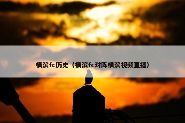 横滨fc历史（横滨fc对阵横滨视频直播）