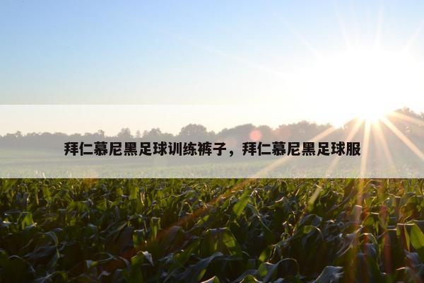 拜仁慕尼黑足球训练裤子，拜仁慕尼黑足球服