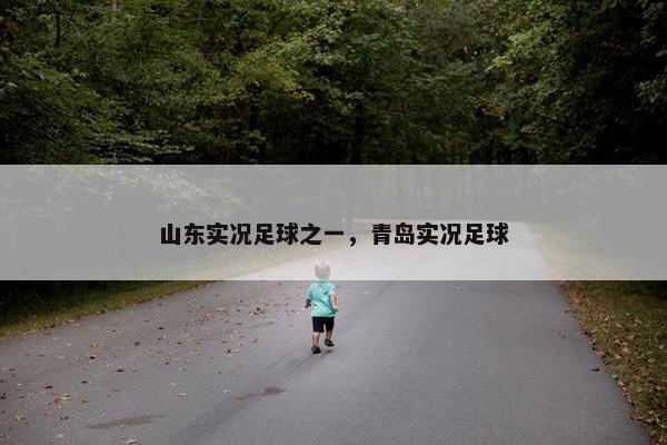山东实况足球之一，青岛实况足球
