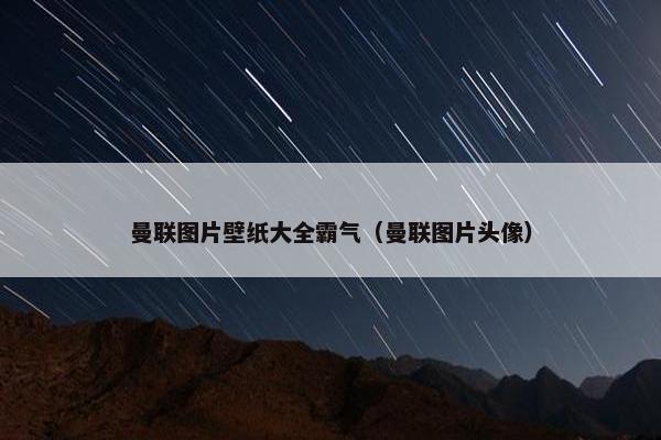 曼联图片壁纸大全霸气（曼联图片头像）