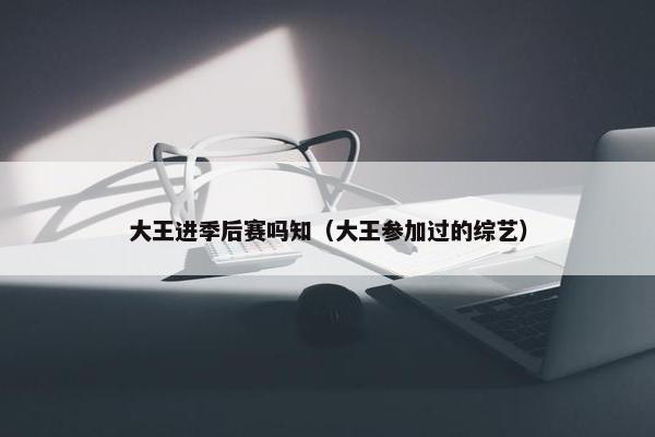 大王进季后赛吗知（大王参加过的综艺）