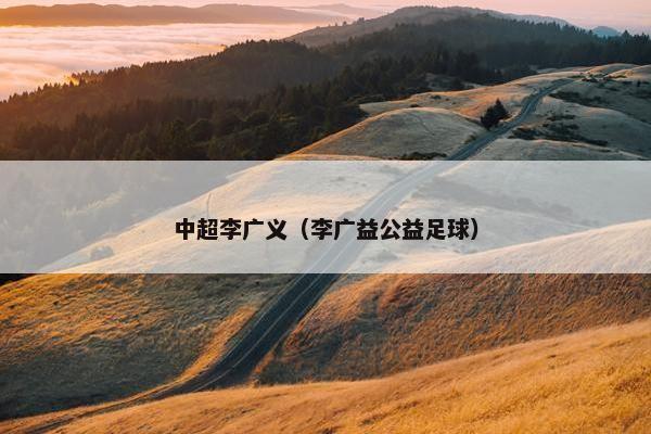 中超李广义（李广益公益足球）