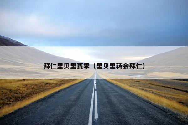 拜仁里贝里赛季（里贝里转会拜仁）
