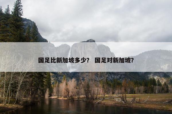 国足比新加坡多少？ 国足对新加坡？