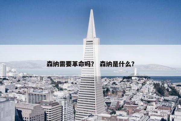 森纳需要革命吗？ 森纳是什么？