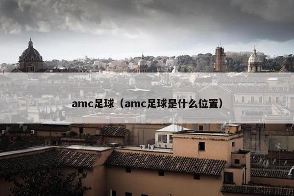 amc足球（amc足球是什么位置）