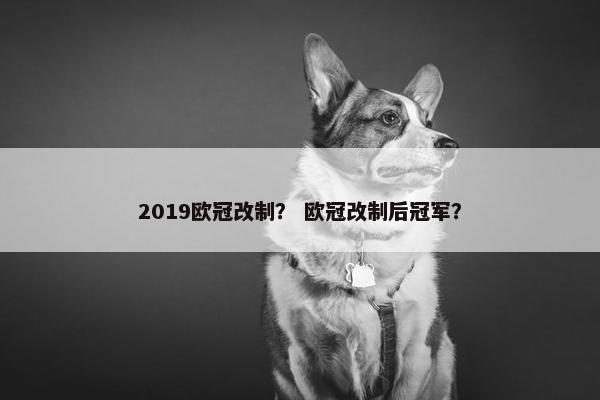 2019欧冠改制？ 欧冠改制后冠军？