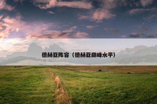 德赫亚阵容（德赫亚巅峰水平）