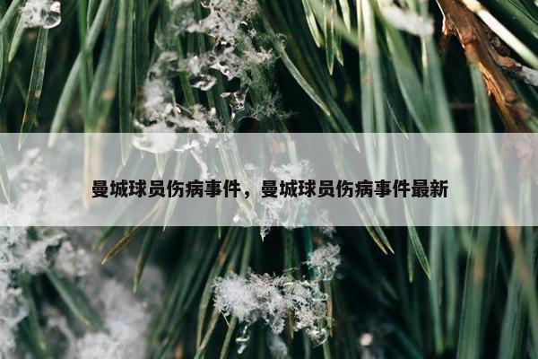 曼城球员伤病事件，曼城球员伤病事件最新