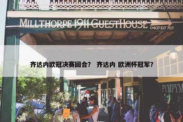 齐达内欧冠决赛回合？ 齐达内 欧洲杯冠军？