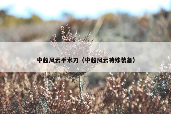 中超风云手术刀（中超风云特殊装备）