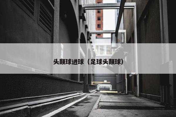 头颠球进球（足球头颠球）