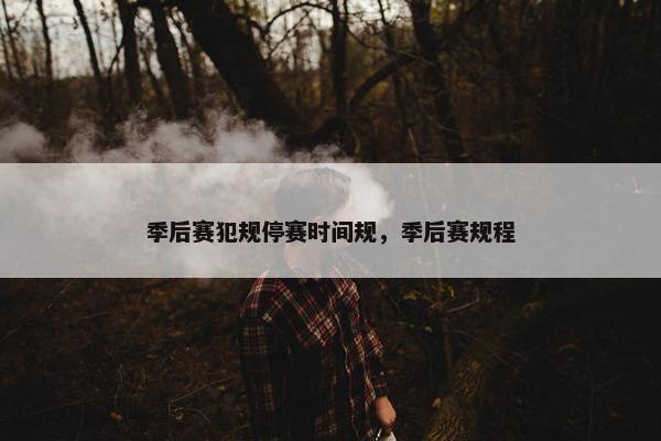 季后赛犯规停赛时间规，季后赛规程