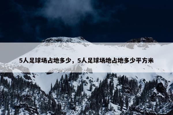 5人足球场占地多少，5人足球场地占地多少平方米