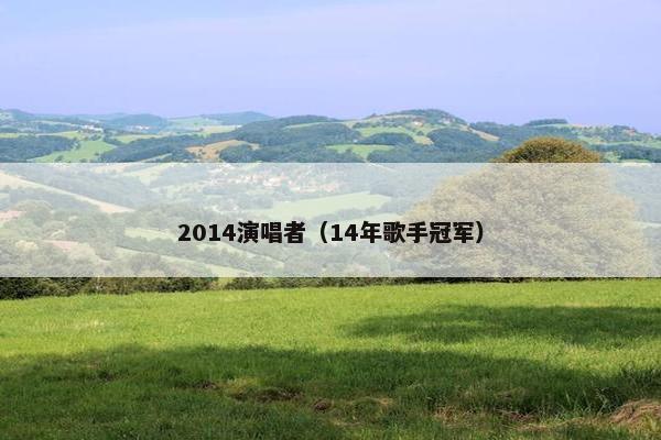 2014演唱者（14年歌手冠军）
