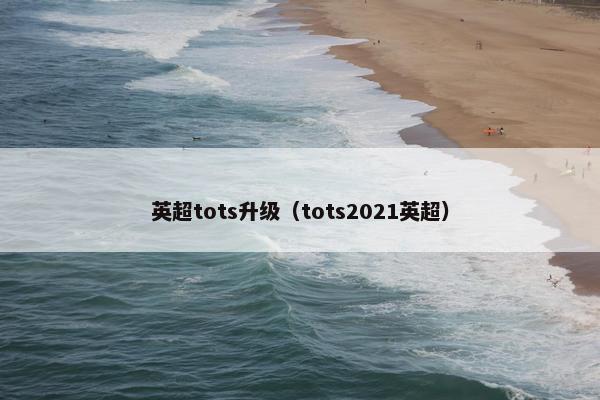 英超tots升级（tots2021英超）