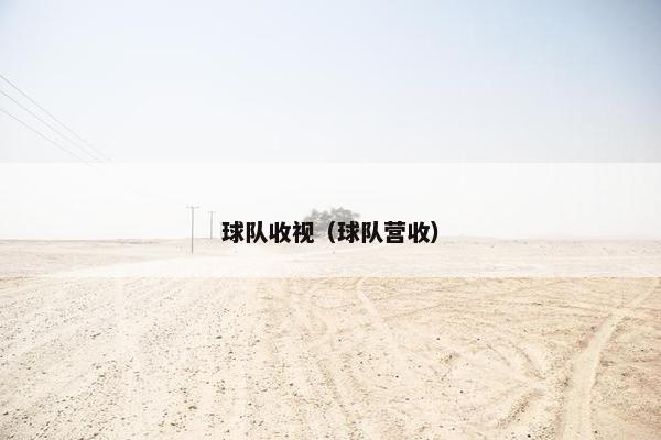 球队收视（球队营收）