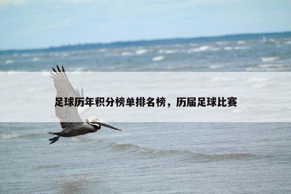 足球历年积分榜单排名榜，历届足球比赛