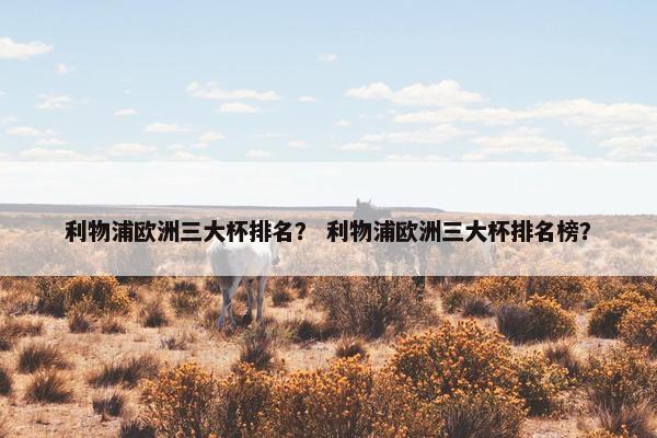 利物浦欧洲三大杯排名？ 利物浦欧洲三大杯排名榜？