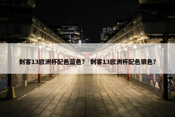 刺客13欧洲杯配色蓝色？ 刺客13欧洲杯配色银色？