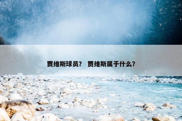 贾维斯球员？ 贾维斯属于什么？