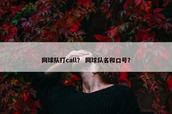 网球队打call？ 网球队名和口号？