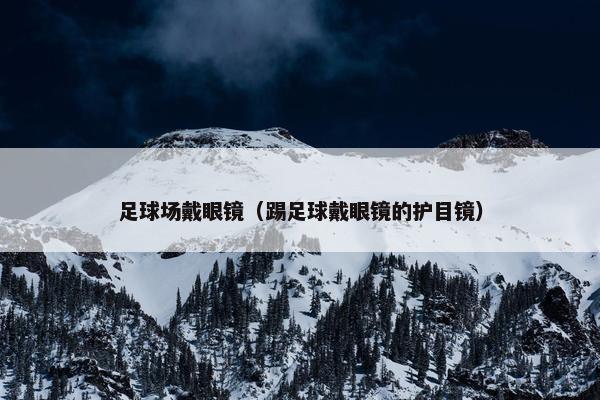 足球场戴眼镜（踢足球戴眼镜的护目镜）