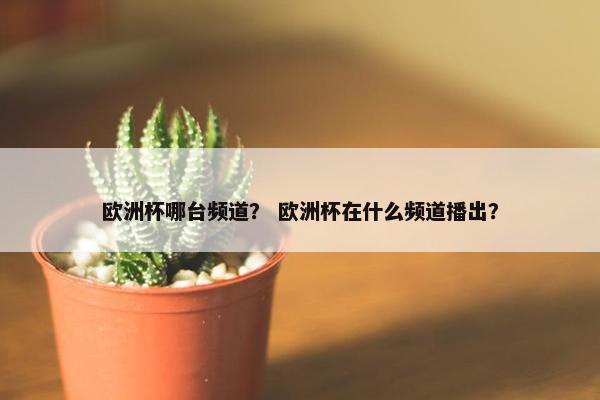 欧洲杯哪台频道？ 欧洲杯在什么频道播出？