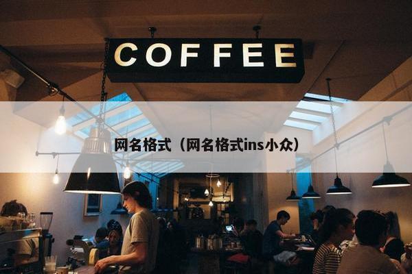 网名格式（网名格式ins小众）