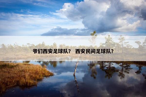 爷们西安足球队？ 西安民间足球队？