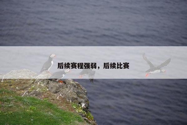 后续赛程强弱，后续比赛