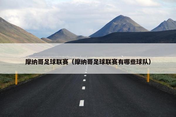 摩纳哥足球联赛（摩纳哥足球联赛有哪些球队）