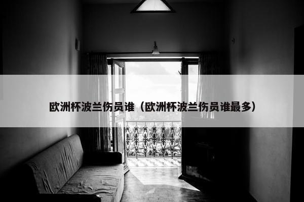 欧洲杯波兰伤员谁（欧洲杯波兰伤员谁最多）