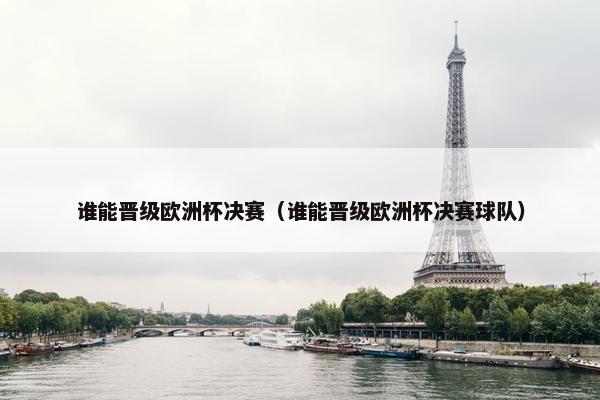 谁能晋级欧洲杯决赛（谁能晋级欧洲杯决赛球队）