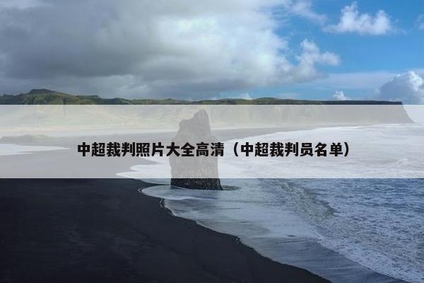 中超裁判照片大全高清（中超裁判员名单）