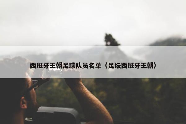 西班牙王朝足球队员名单（足坛西班牙王朝）