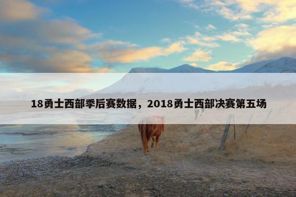 18勇士西部季后赛数据，2018勇士西部决赛第五场