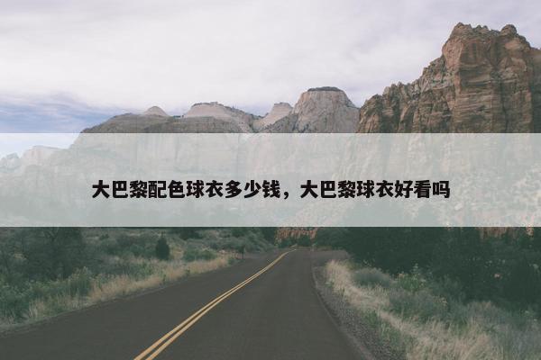 大巴黎配色球衣多少钱，大巴黎球衣好看吗