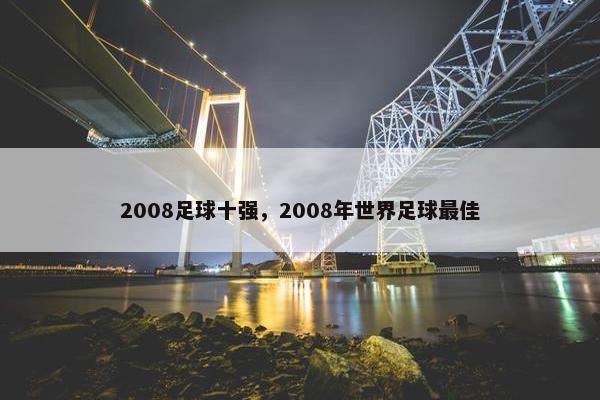 2008足球十强，2008年世界足球最佳
